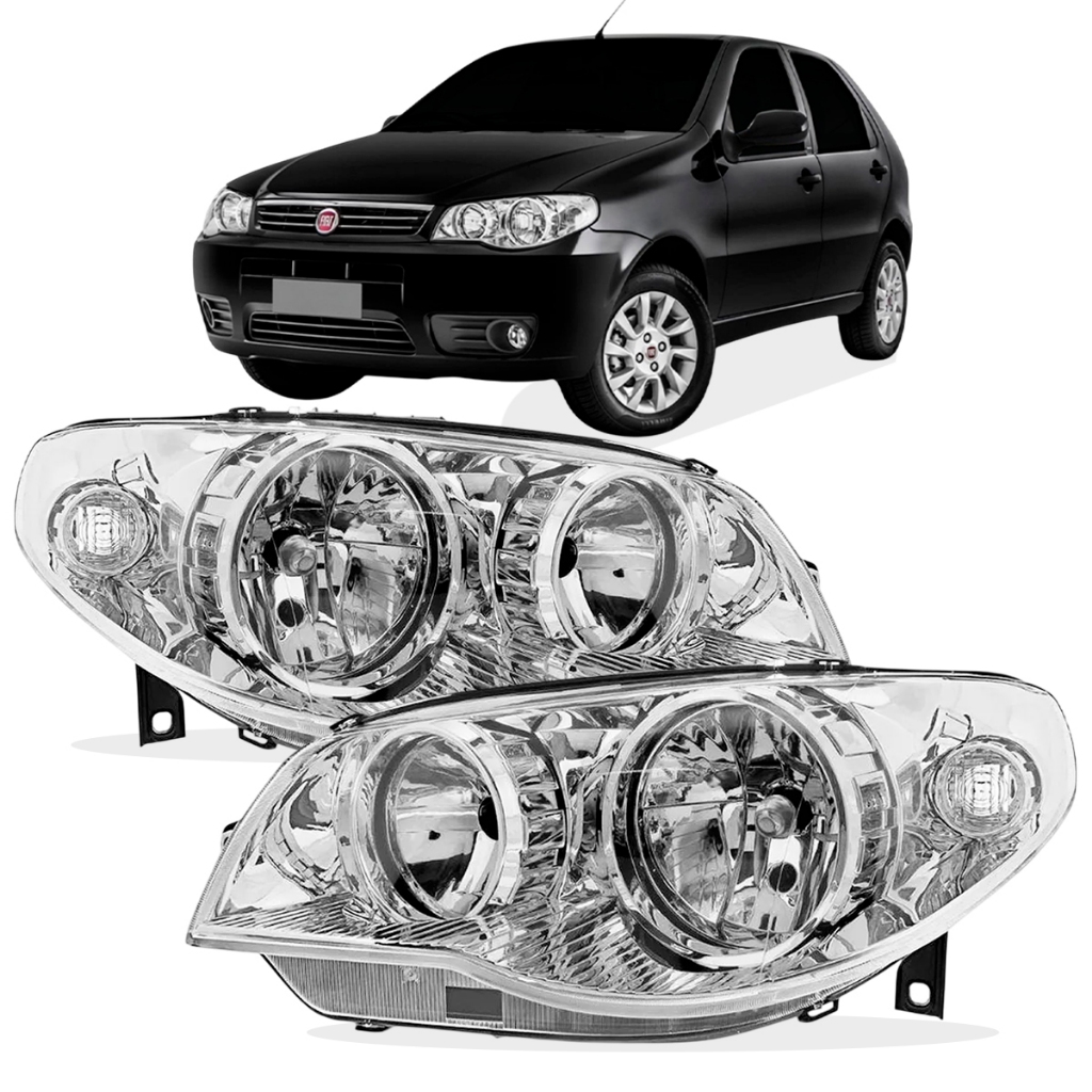 Par Farol Palio Siena Strada Weekend G3 2005 2006 2007 2008 09 10 11 12 2013 2014 2015 2016 Cromado em Oferta na Shopee