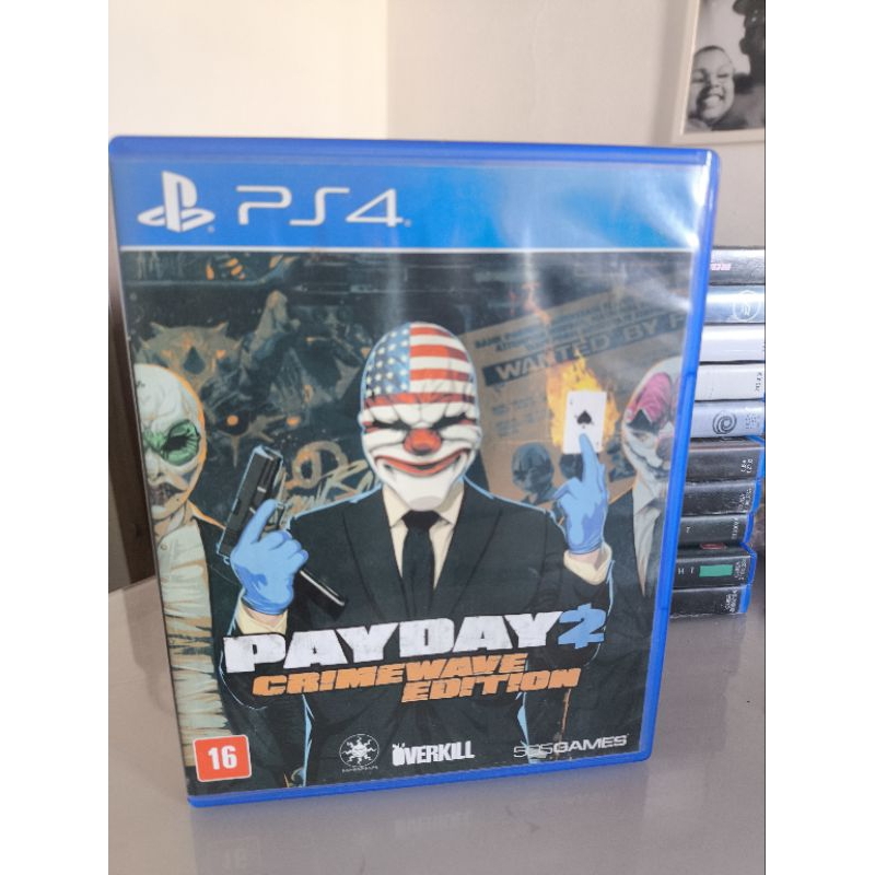 Jogo para PS4/PS5 Usado Payday 2 mídia física original