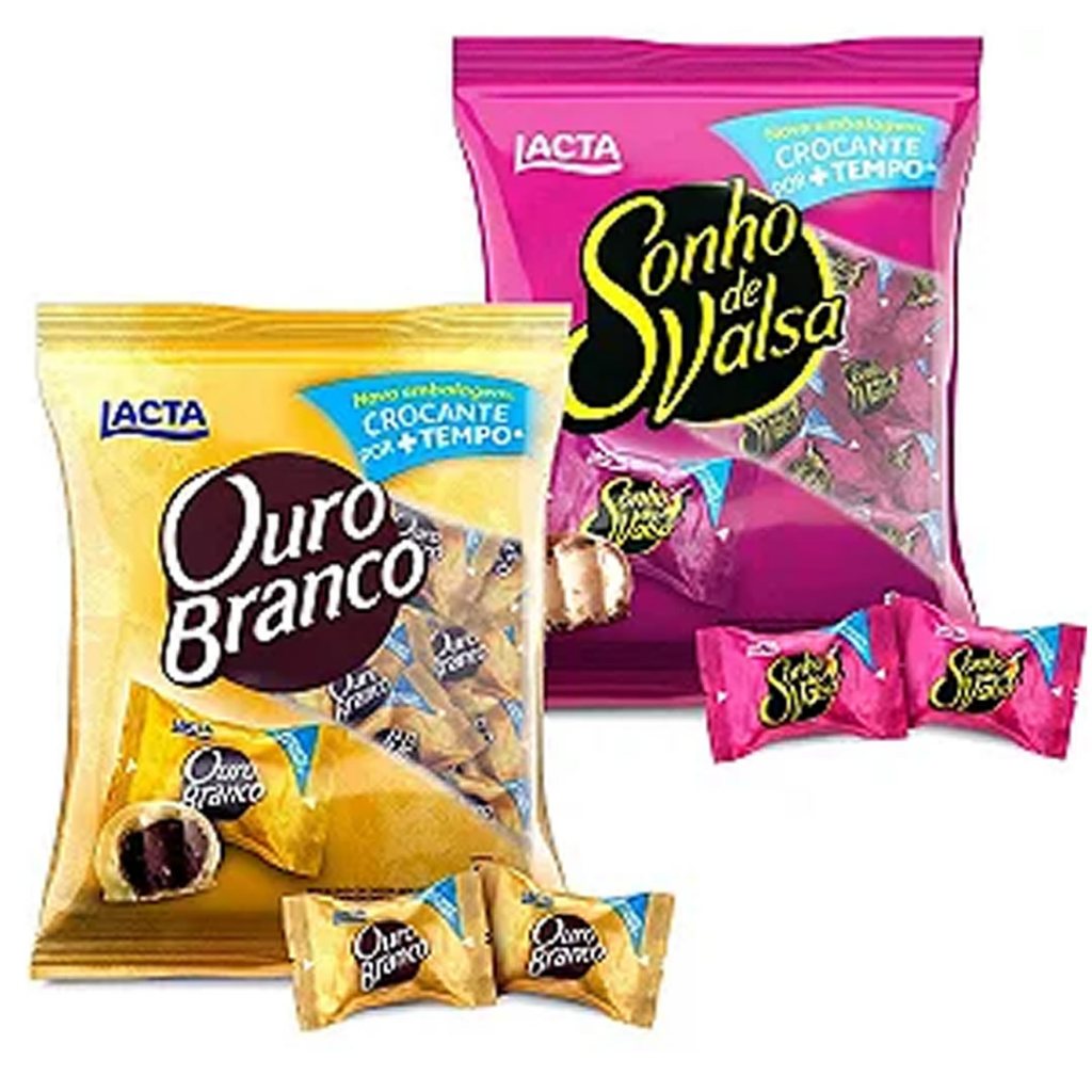 Kit Bombom Ouro Branco E Bombom Sonho De Valsa 1kg Cada