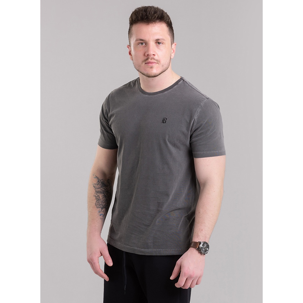 Camiseta Masculina Básica Algodão Premium 100% Manga Curta Confortável Dia Dia Academia Treino MAUI