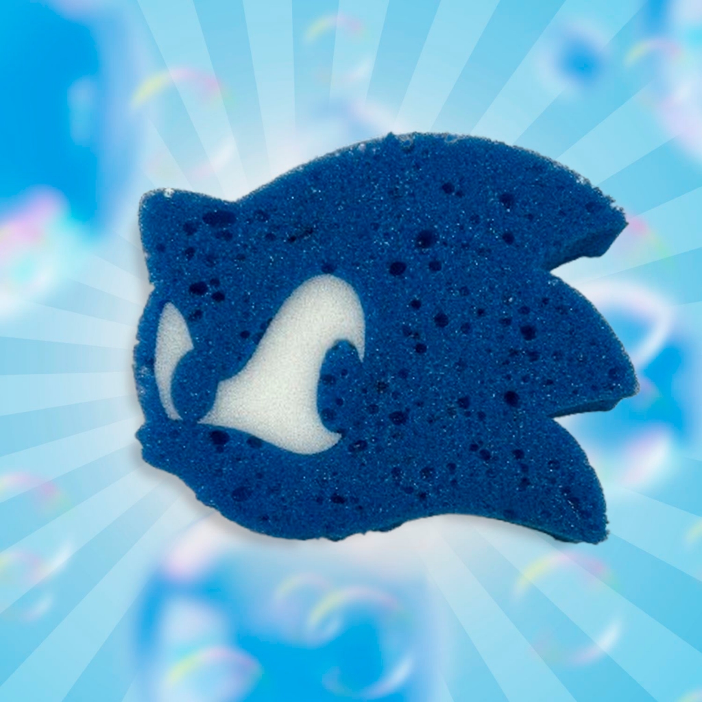 Bucha Infantil Sonic: O Herói da Diversão na Hora do Banho
