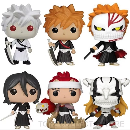 Bonecos Colecionáveis Bleach - Ichigo,Rukia,Ichigi Hollow em Oferta na Shopee