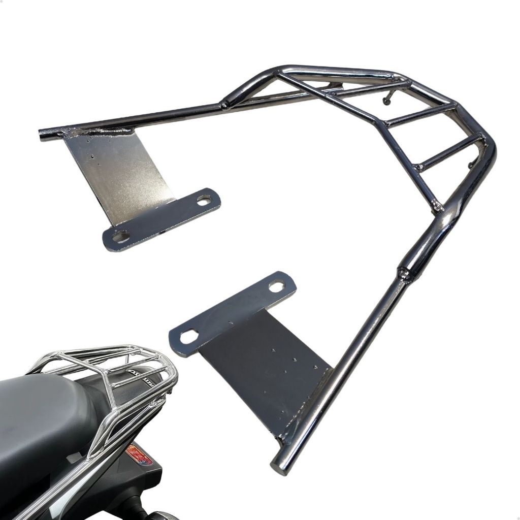 Bagageiro Cromado Titan 160 2016 a 2025 Fan Start Cargo 160