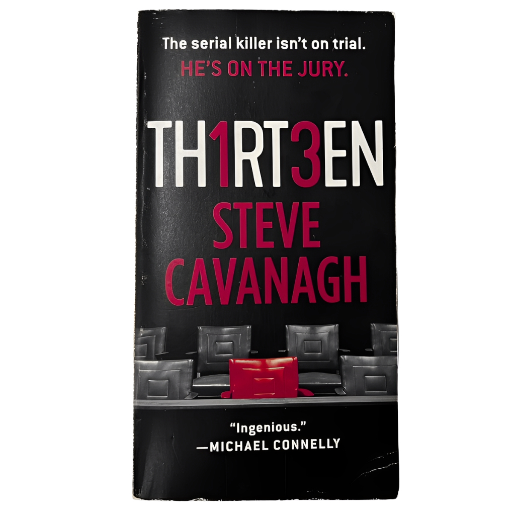 Livro Thirteen Steve Cavanagh The Serial Killer Isn't On Trial He's On The Jury Livro Em Inglês Série Eddie Flynn