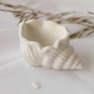 Concha Decorativa |  Porta Joias - Mini Vela | Bandeja Concreto Minimalista em Oferta na Shopee