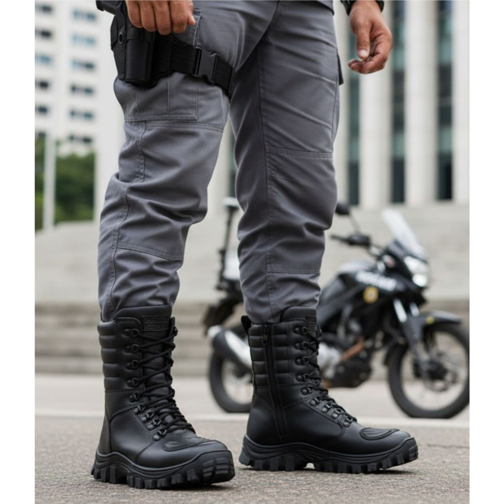 Coturno Militar LUGHATO Original bota em Oferta na Shopee