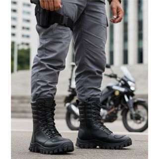 Coturno Militar LUGHATO Original bota em Oferta na Shopee