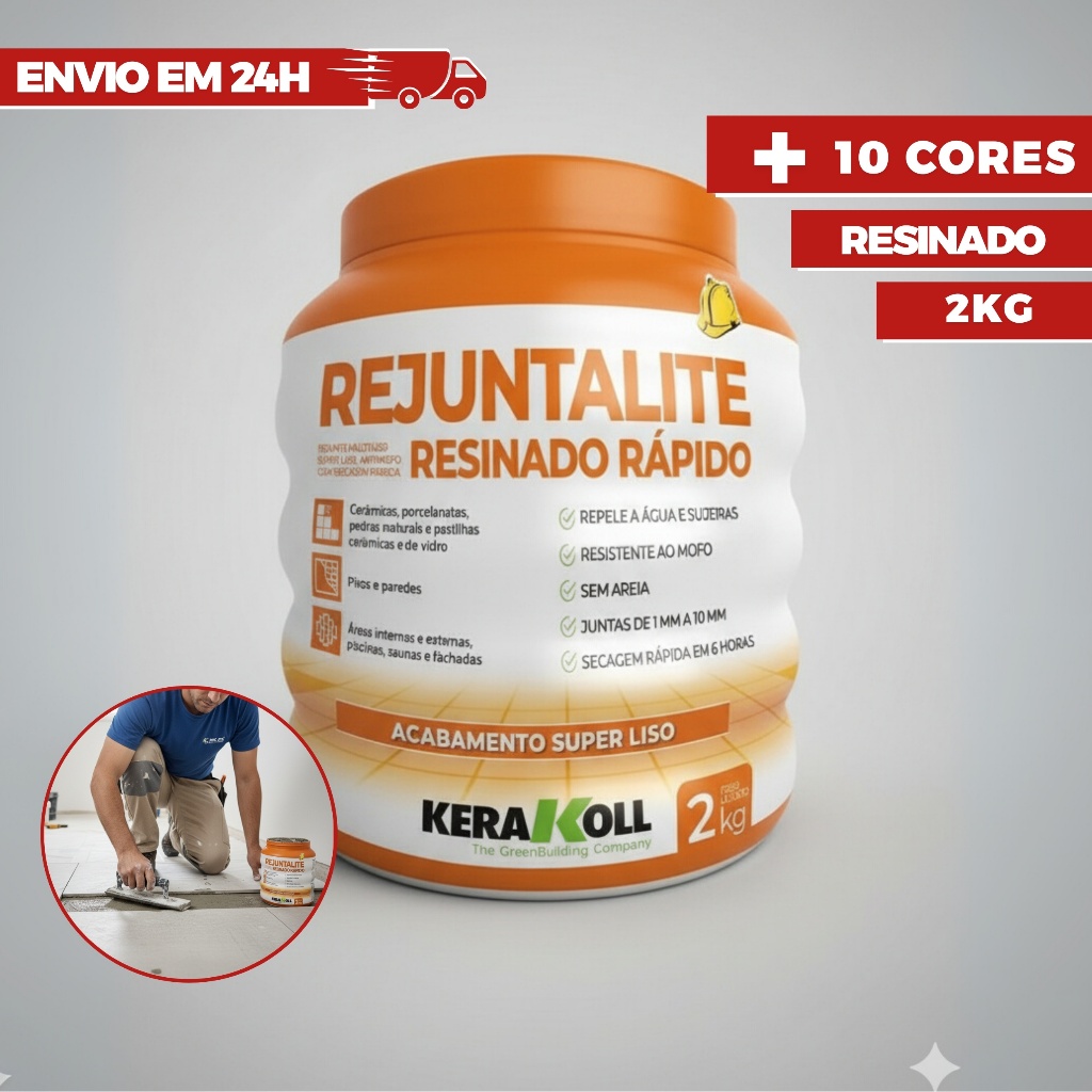 Rejunte Resinado 2 Kg Cimenflex Cimentolit Kerakoll Todas as Cores em Oferta na Shopee