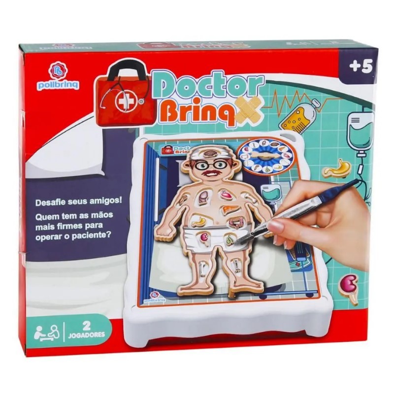 Jogo Doctor Brinq Brinquedo Operação Cirurgia - POLIBRINQ em Oferta na Shopee