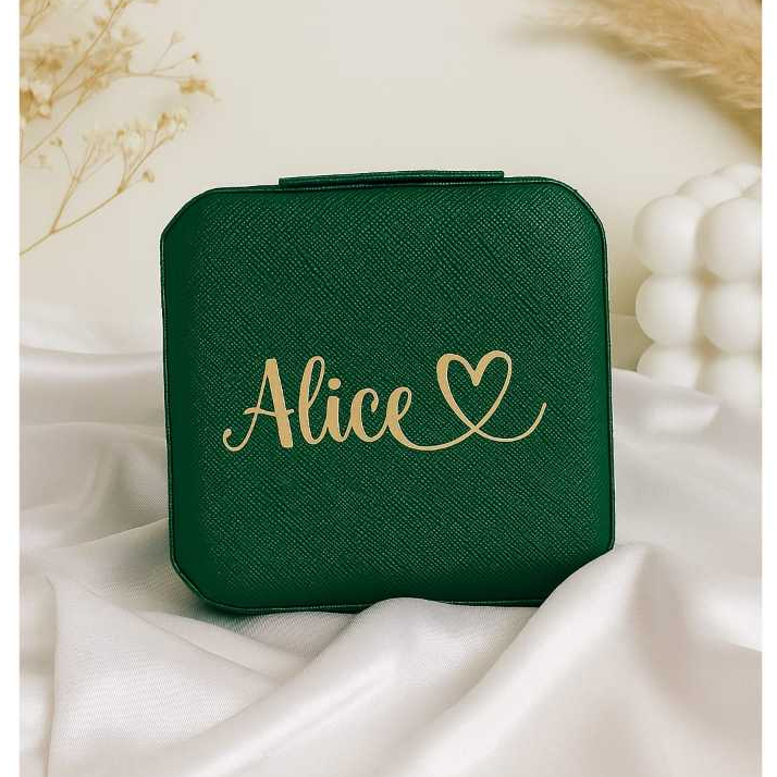 Detalhes do Porta Jóias Personalizado com Nome ou Logo