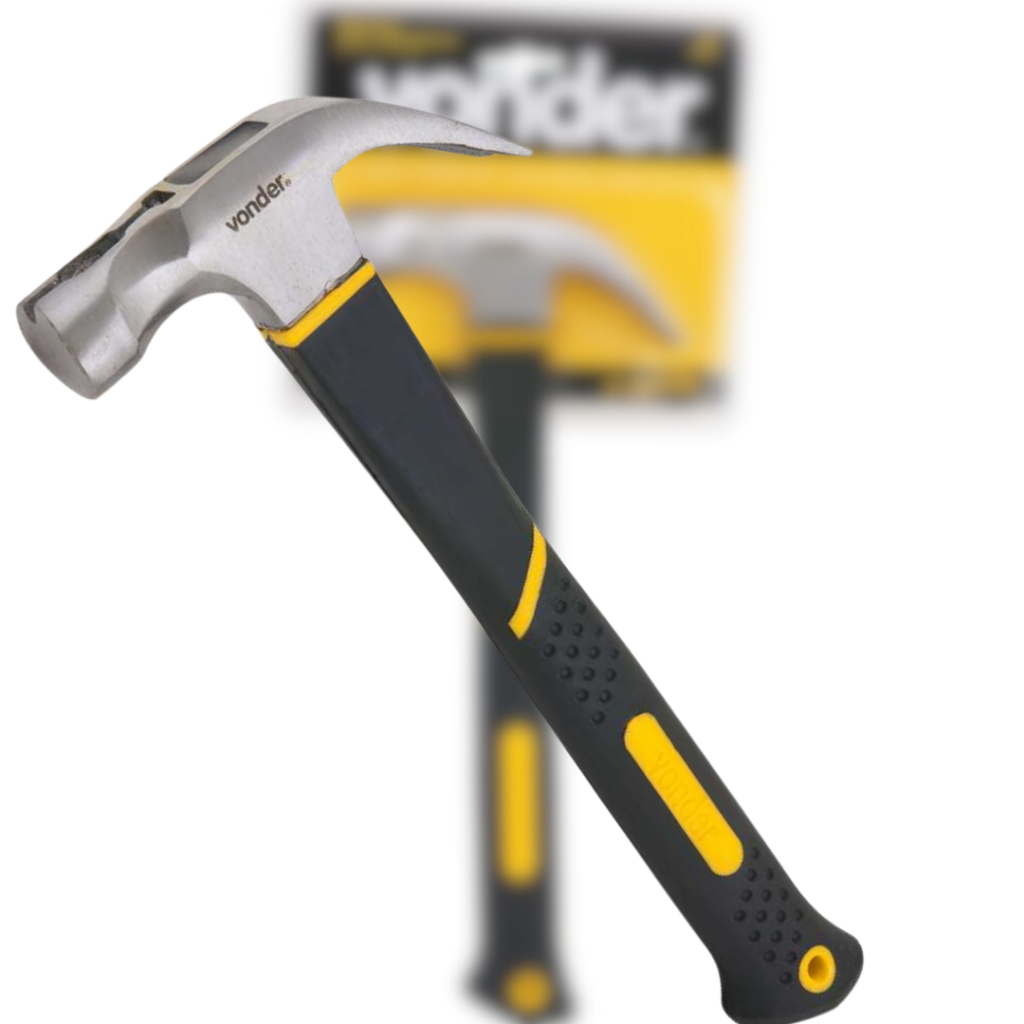 Martelo Unha Vonder 29mm Magnético Cabo de Fibra Antivibração Aço Forjado Marcenaria em Oferta na Shopee