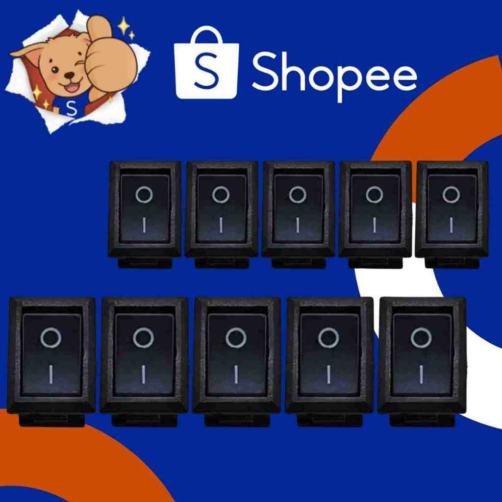 Chave Mini Gangorra Tic Tac Liga Desliga 2 Terninais em Oferta na Shopee