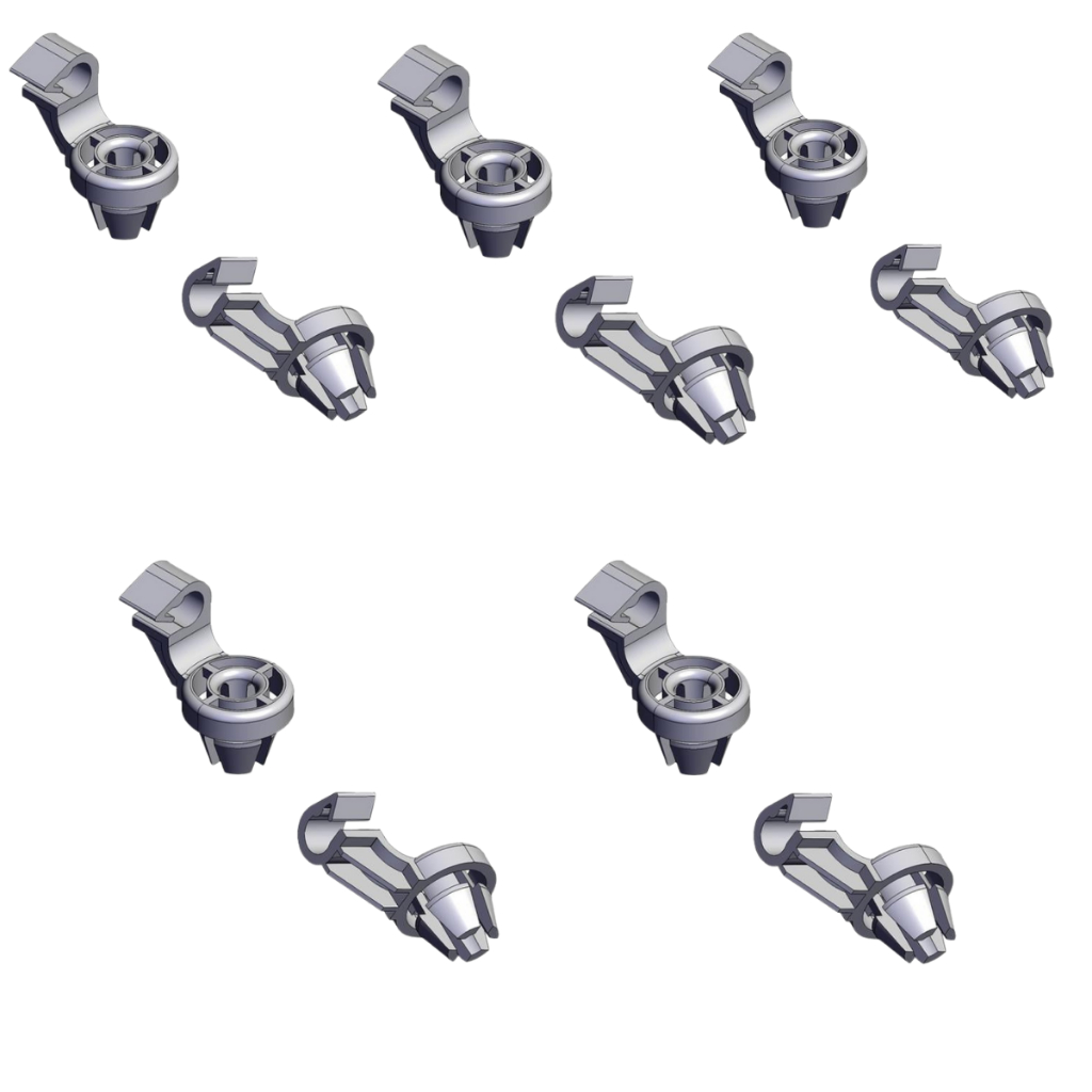 Kit de Bucha Vareta Capo Gm / Citroen / Fiat - Cod. Original - 90357995 / 93252742 / 13238221