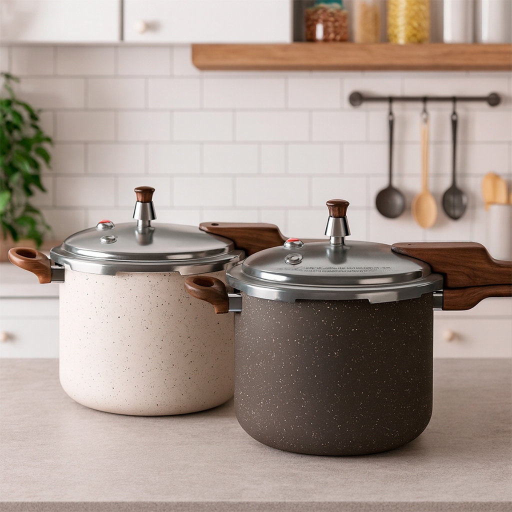 Panela de Pressão Fechamento Externo Presscook 4,2L e 6,8L - Mimo Style