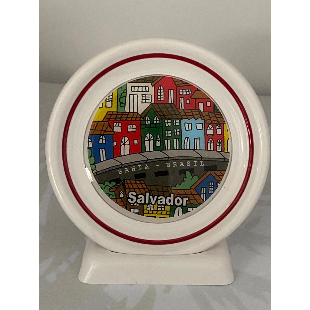 Porta Prato plástico com pontos Turísticos de Salvador/BA