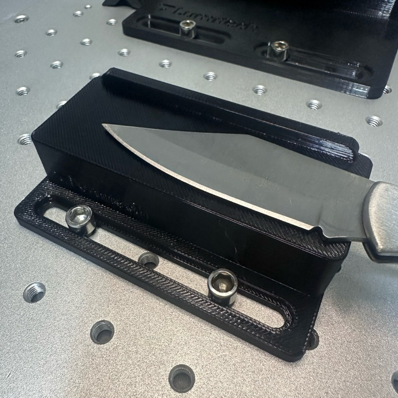 Suporte Para Gravação Fiber Gravação de Faca, Suporte Faca e kit churrasco Fiber laser