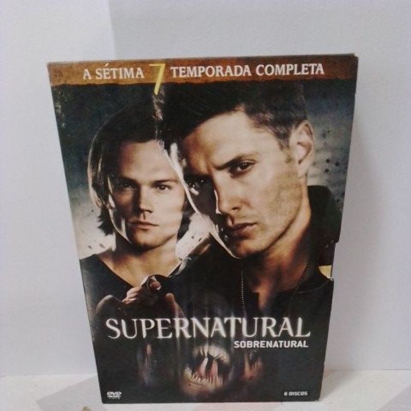 série supernatural 7 temporada box completo original