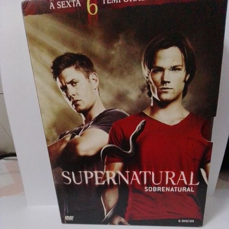 série supernatural 6 temporada completa box original