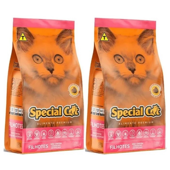 Ração Special Cat Gatos Filhotes 20,2kg (2x 10,1kg) Gatos Filhotes