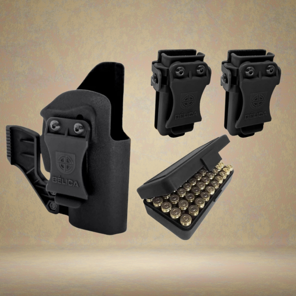 Kit Coldre  Velado G3c + 02  Porta Carregador Universal + Porta Munição