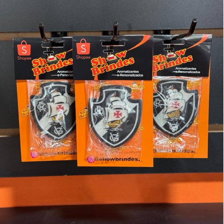 Cheirinho de carro do Vasco / Show brindes aromatizantes em Oferta na Shopee