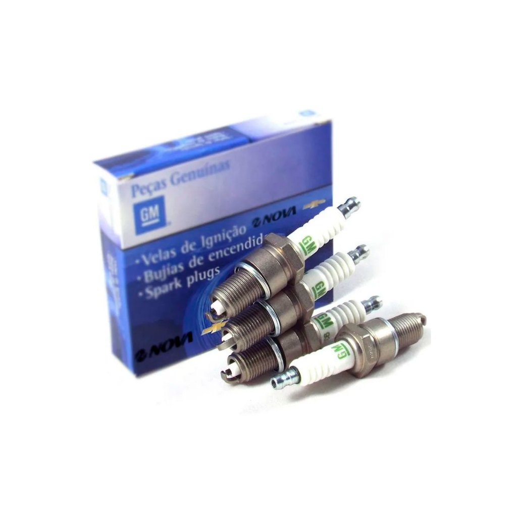 Jogo de Vela de ignição 1.0 8V Flex Original GM 93363296 em Oferta na Shopee