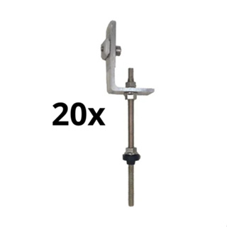 Kit 20 Parafuso Fixa Linha De Placa Solar Telha Fibro Metálica em Oferta na Shopee