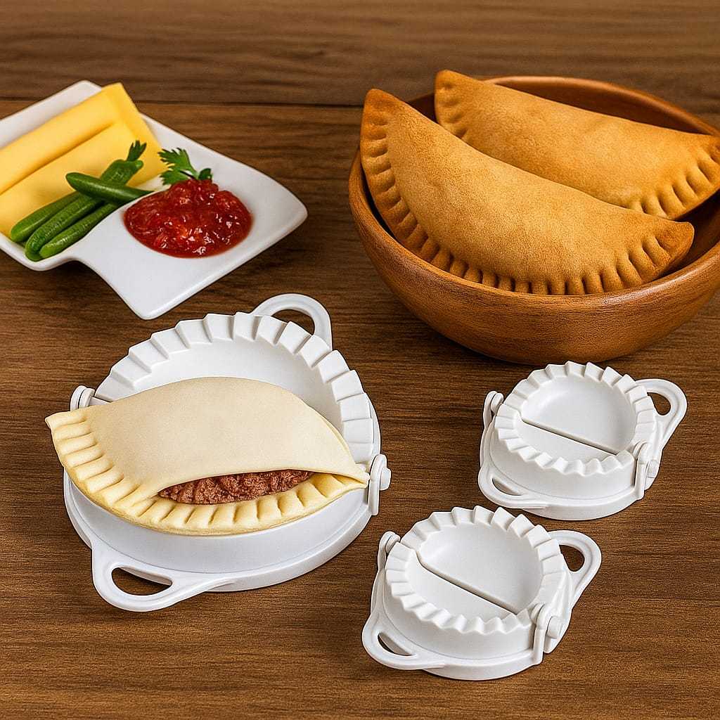 Forma Molde Para Pastel Risole e Fogazza kit 4 Formas
