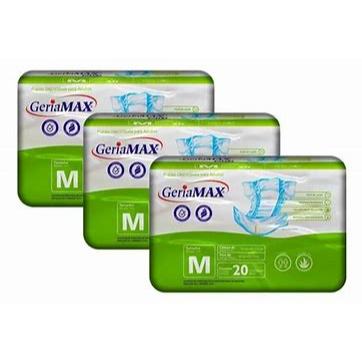Fralda para Adultos Geriamax kit c/3 und tamanhos Evergreen