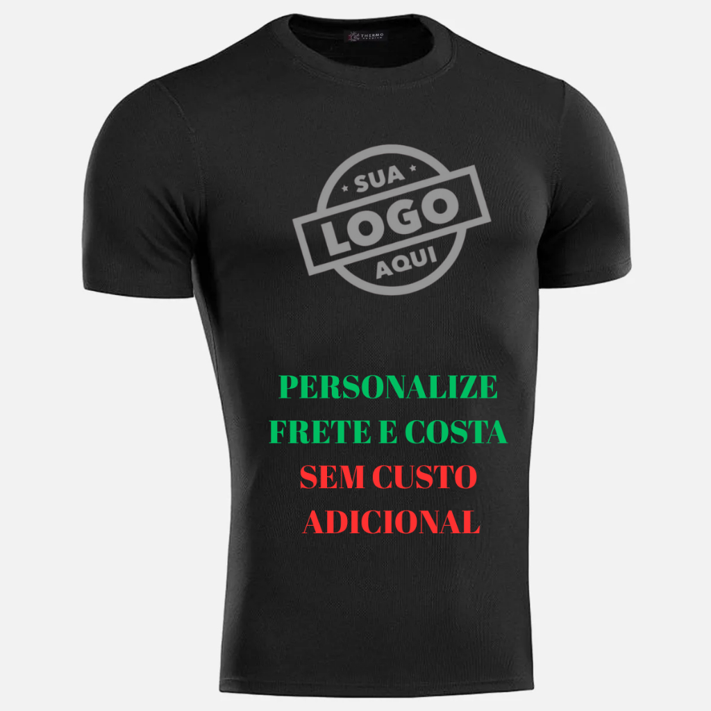 Camiseta Treino Personalizada Dry Fit Empresa Uniforme Logo Equipe Academia Evento Personal Sua Arte