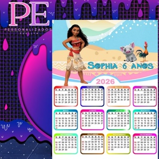Calendário Personalizado 2026 – Exclusivo e Sob Medida para Você (Todos os Temas) em Oferta na Shopee