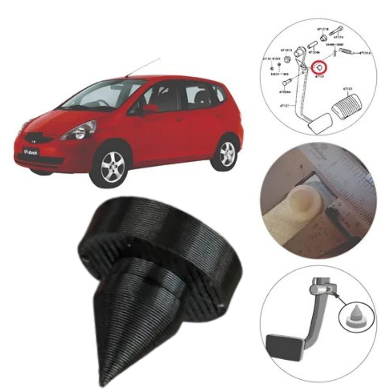 Kit com 4 Buchas batente sensor interruptor luz Pedal Freio Acoord Civic Fit Crv City