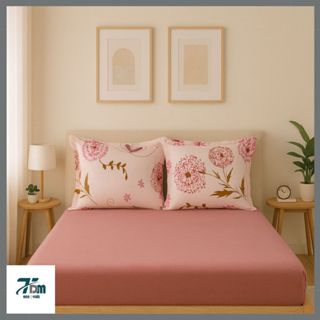 Jogo De Lençol Premium Cama Box 100% Algodão Com Elástico + Fronhas - SOLTEIRO - CASAL - QUEEN em Oferta na Shopee