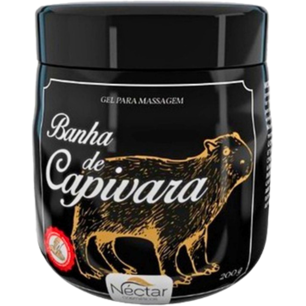 Banha De Capivara Gel Massageador Néctar Cosméticos 200g em Oferta na Shopee