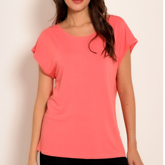 Blusa Feminina Baby Look Básica T-Shirt Elegante Confort Dia a Dia em Oferta na Shopee