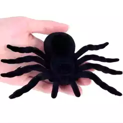 Enfeite Aranha de Veludo grande para decoração Festa