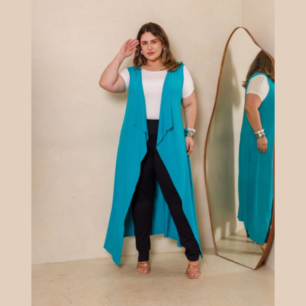 Maxi Colete Feminino Plus Size - Comprar com Melhor Preço em Jaquetas, Casacos e Coletes