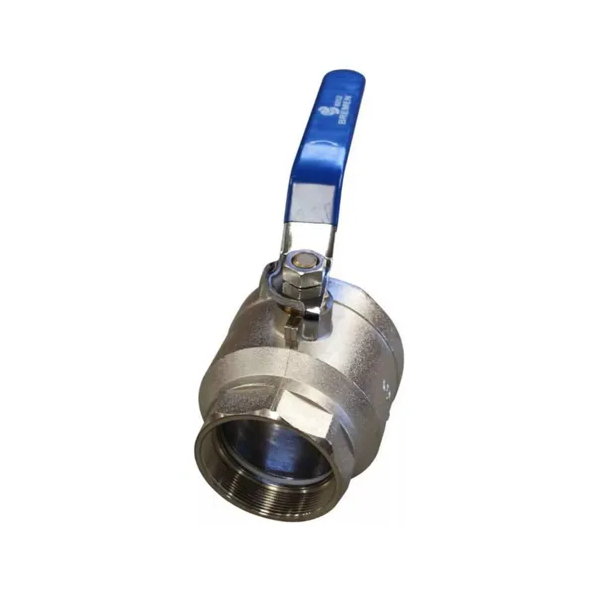 Registro De Esfera Semi Plena 2 Polegada Em Alumínio Bremen em Oferta na Shopee