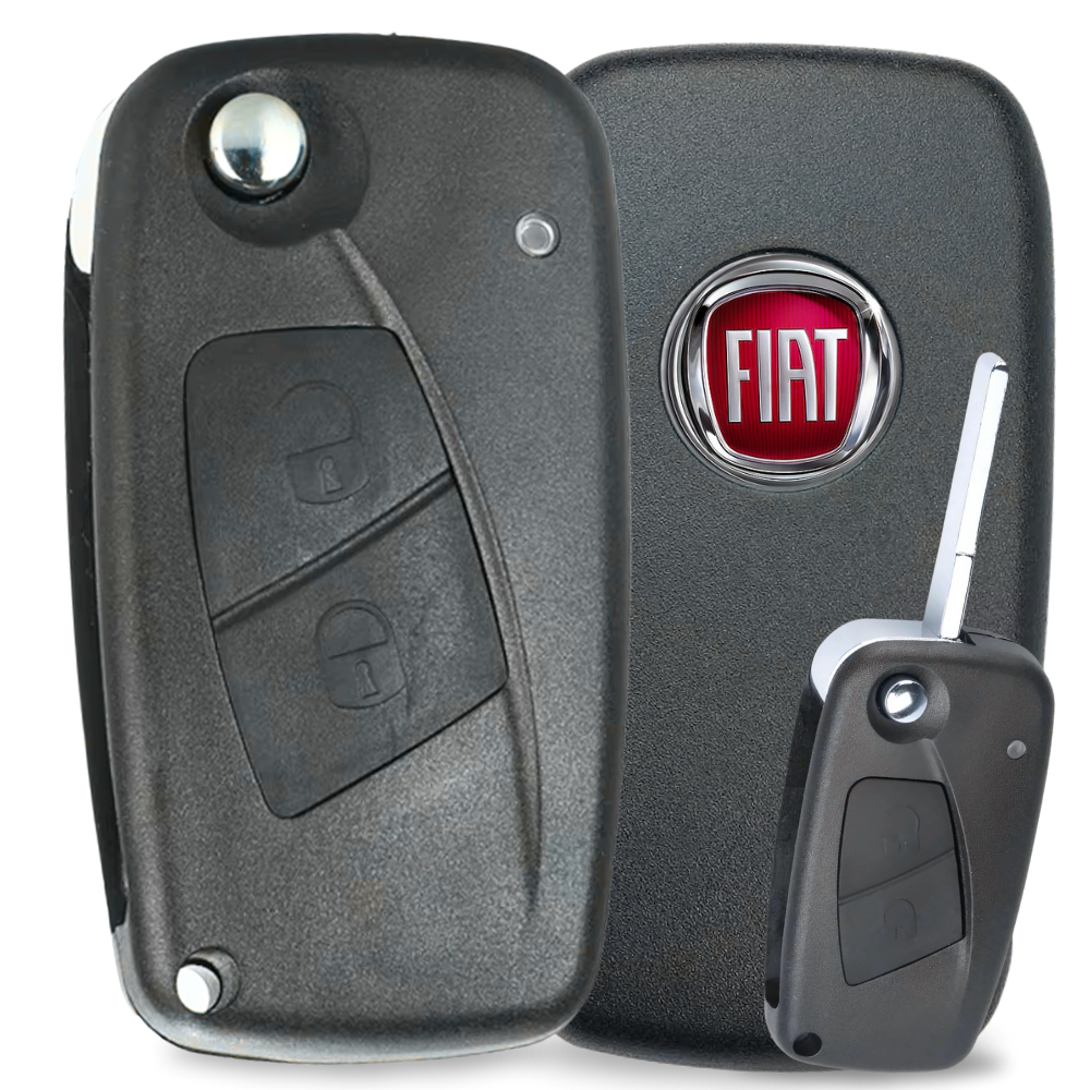 Chave Canivete Oco Fiat Stilo Punto Idea Linea 2 Botões