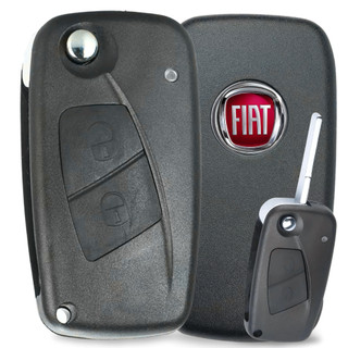Chave Canivete Oco Fiat Stilo Punto Idea Linea 2 Botões