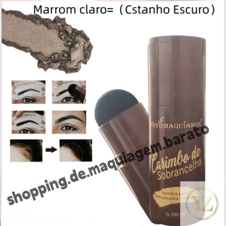 Linha Do Cabelo Carimbo Sobrancelha Pó Maquiagem Corretivo À Prova D'água Capa Natural Unissex Reparo De hot em Oferta na Shopee