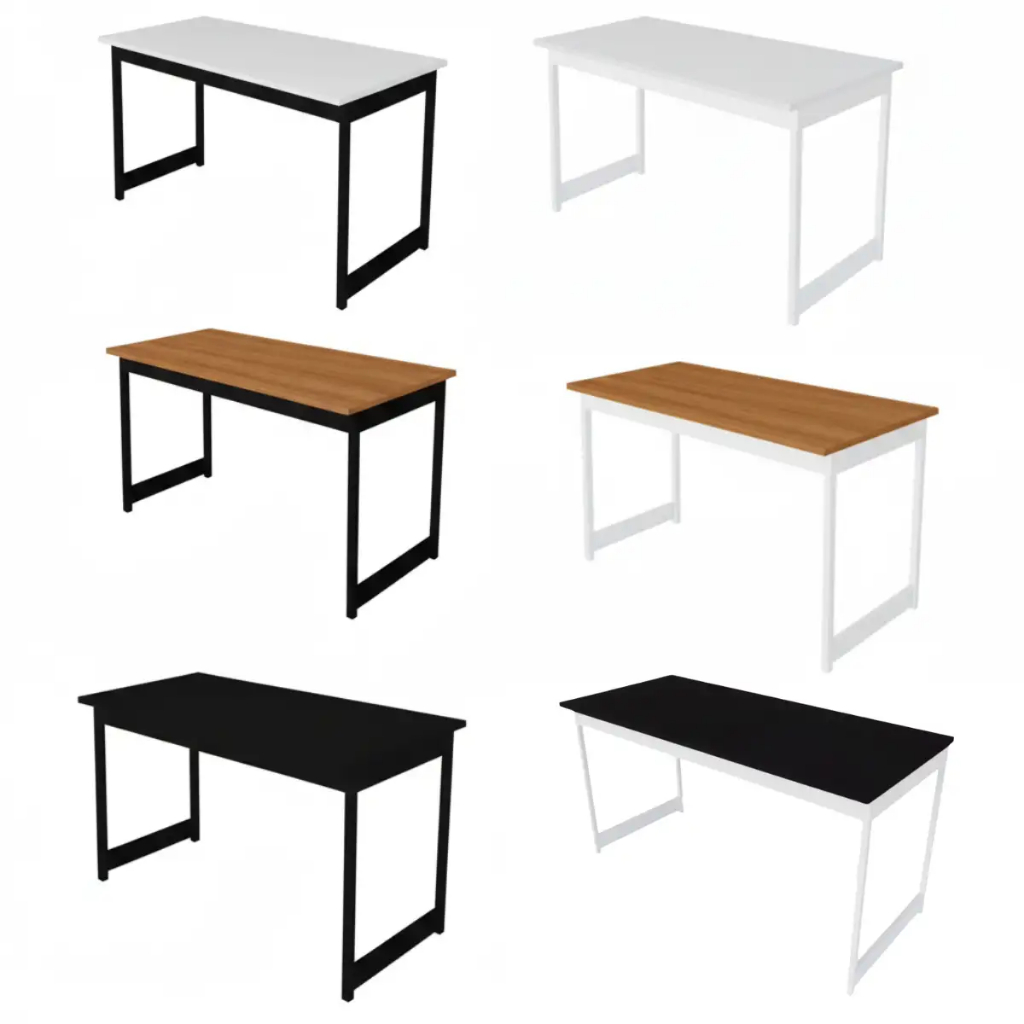 Mesa Escrivaninha Industrial Escritório Computador Estudo Quarto Bia Camaleão