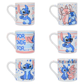 Kit 6 Canecas Café Stitch Porcelana Decorativas Para Cozinha Colecionáveis em Oferta na Shopee