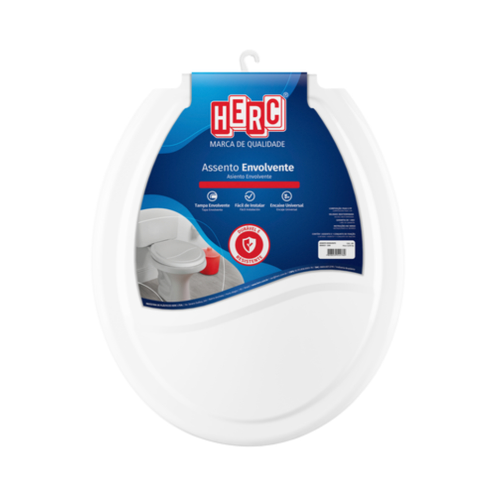 Assento Sanitario Envolvente Sabatini Branco - Herc