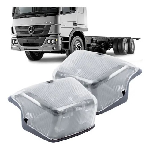 Lanterna Direcional do Estribo Caminhões Mercedes-Benz Atego de 2004 até 2011 em Oferta na Shopee