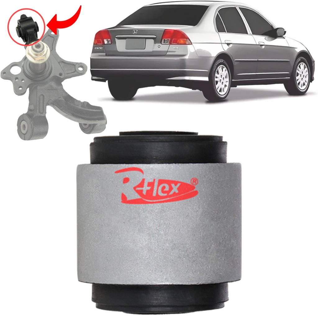 Bucha do Tirante Superior Manga De Eixo Suspensão Traseira Civic 2001 à 2006 em Oferta na Shopee