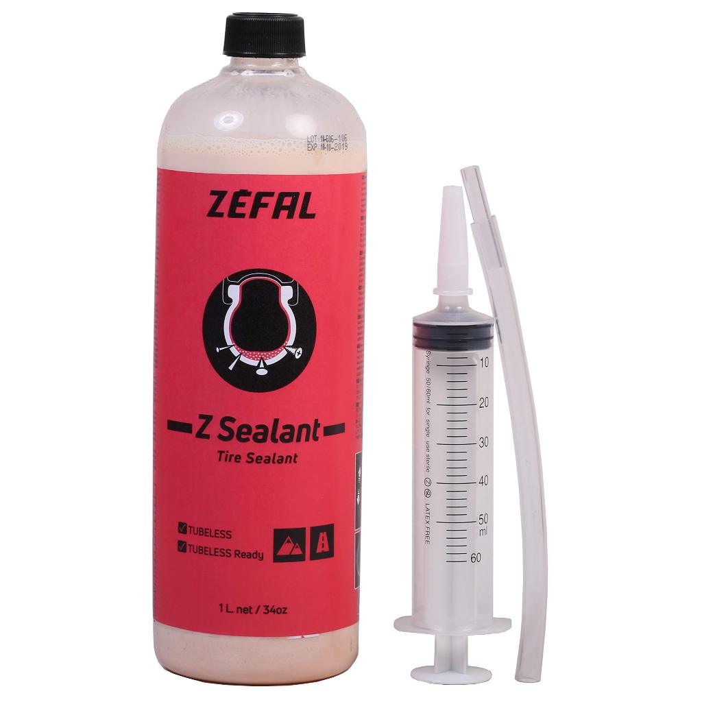 Selante Tubeless bicicleta Zefal selante garrafa 1 litro mtb speed road gravel Aplicador