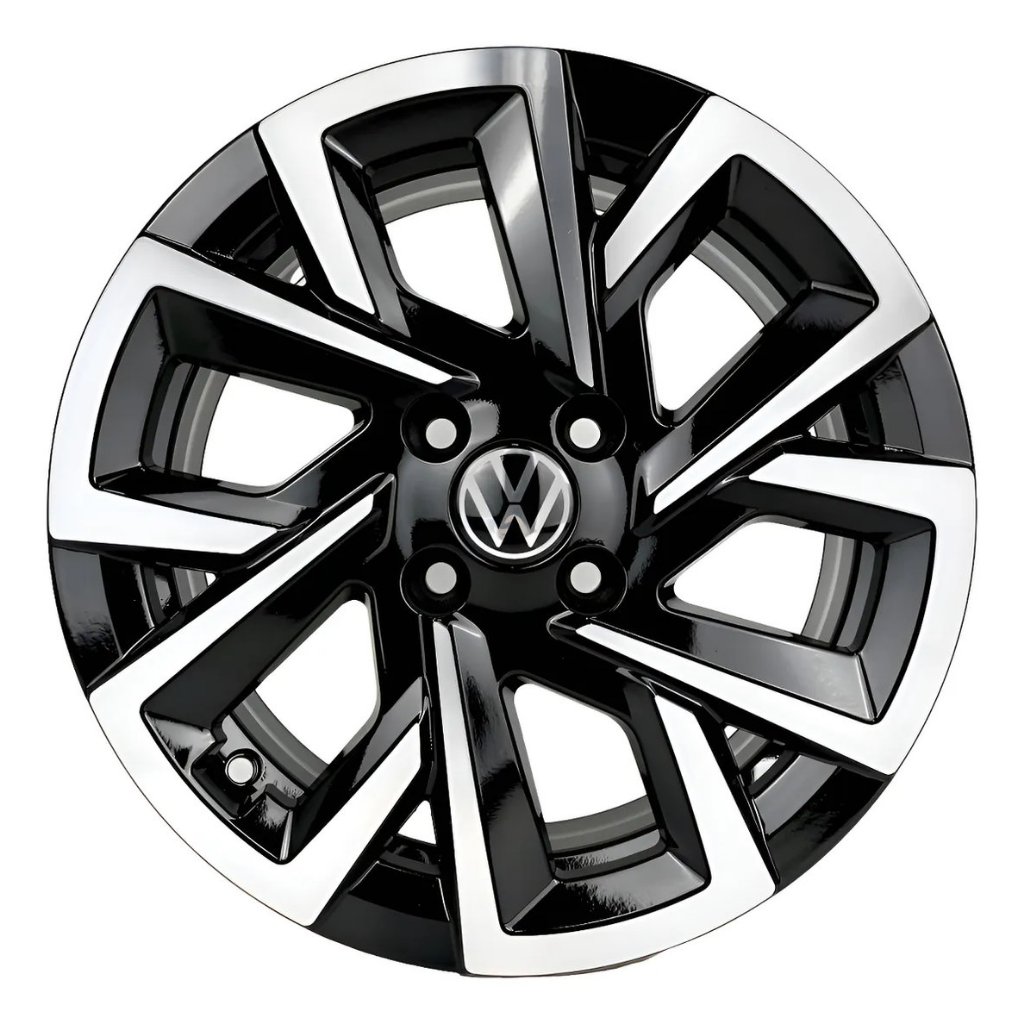 Kit 4 Rodas Aro 15 4x100 Volkswagen Vw Saveiro Extreme Cross Gol Voyage Bicos de Brinde S48