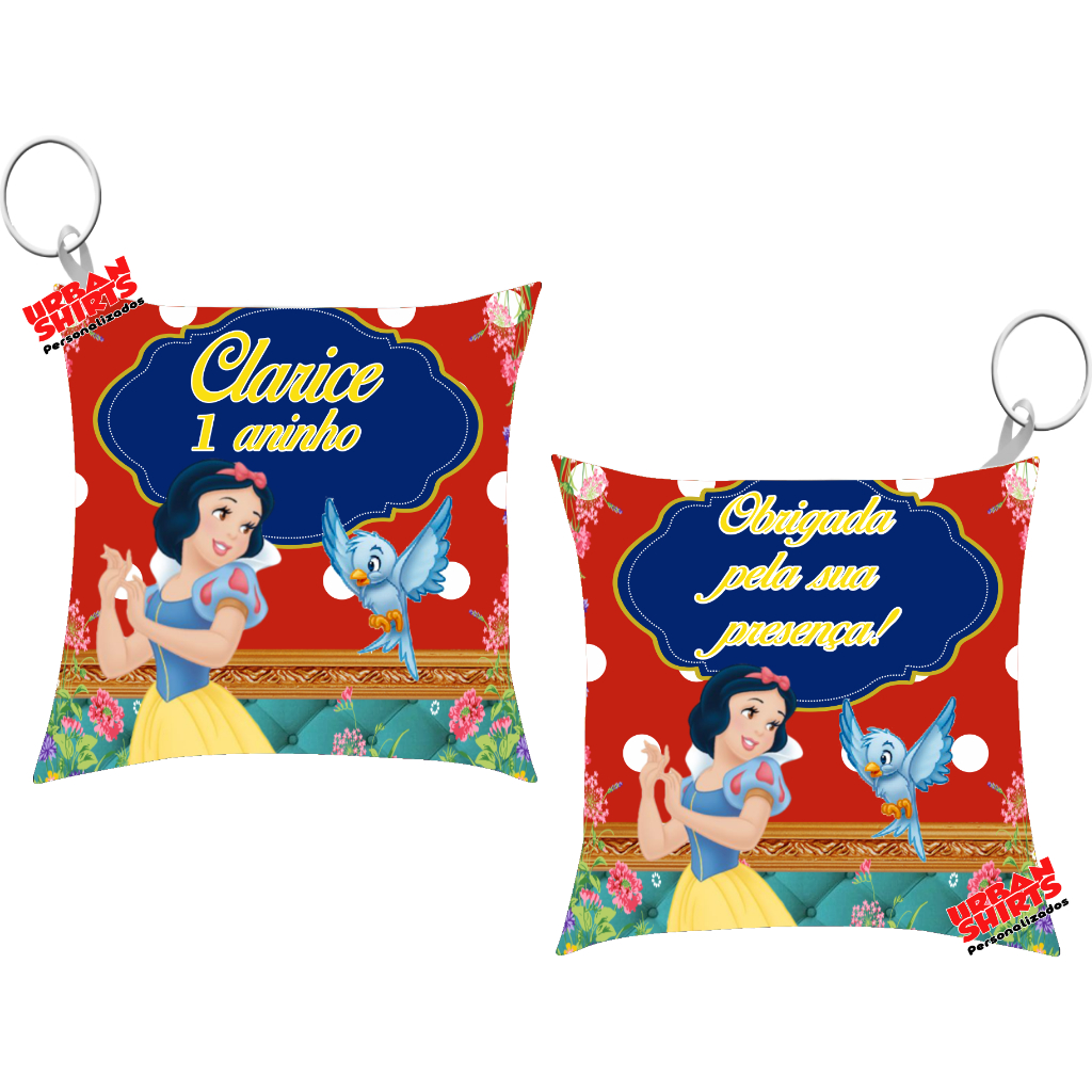 Almochaveiros Lembrancinha Aniversário Personalizado Branca de Neve