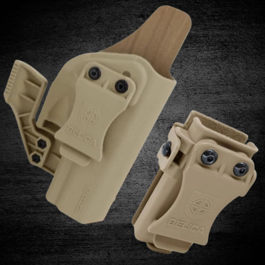 Kit Coldre Velado TS9 + Porta Carregador Velado Universal .380/ .40/ .9mm - Coyote